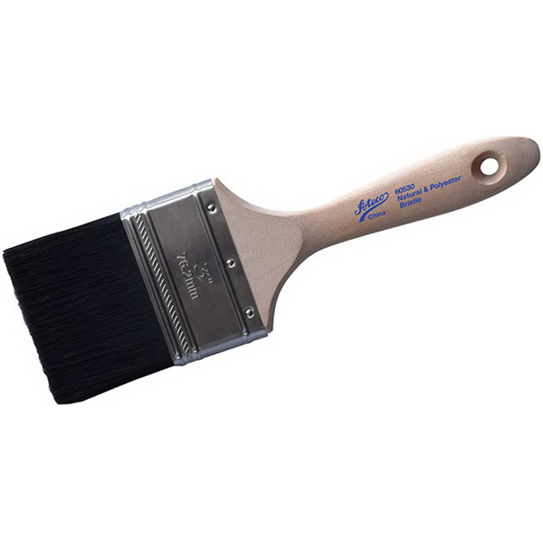 Professional-grade pastry brush with stain-proof black boar bristles, stainless steel ferrule, and ergonomic wood handle. Ideal for glazing, basting, and baking tasks.