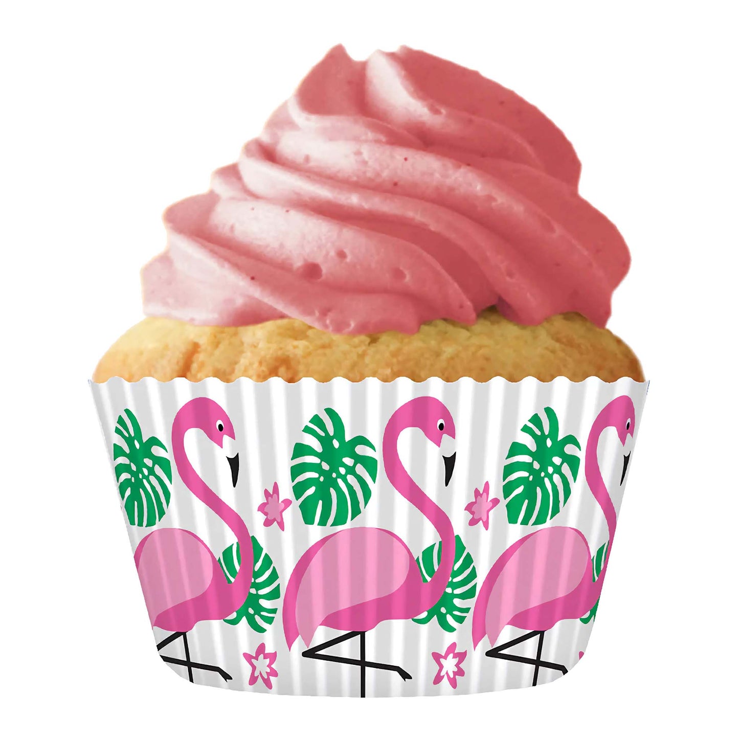 Pink Flamingo Standard Baking Cupcake Liners - 32 Count