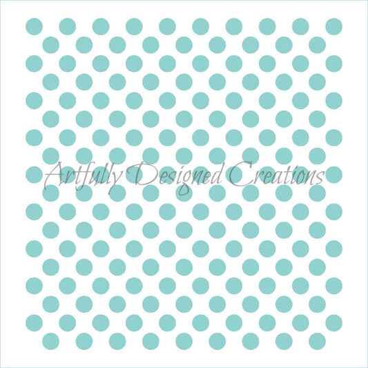 Polka Dot Cake Stencil
