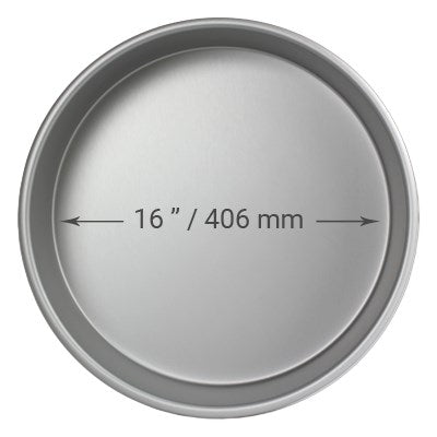 Aluminum Round Cake Pans - 3" Depth