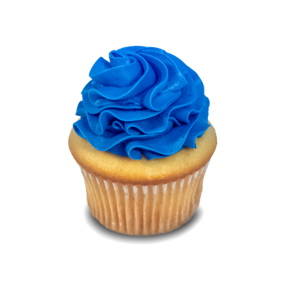 Royal Blue Buttercream-Style Frosting