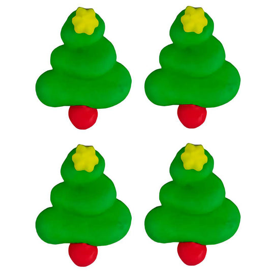 Royal Icing Christmas Tree 1" - 9 Pack