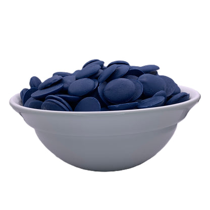 Royal Blue Chocolate Melting Wafers 1 lb - Merckens