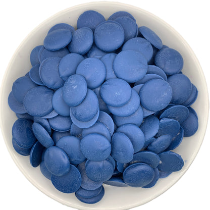 Royal Blue Chocolate Melting Wafers 1 lb - Merckens