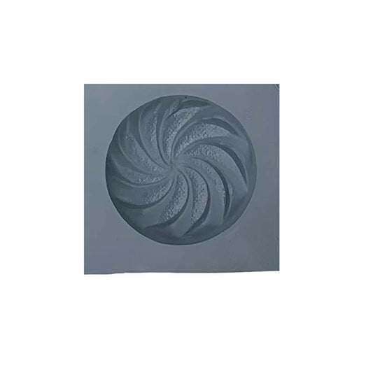 Swirl Rubber Mint Mold