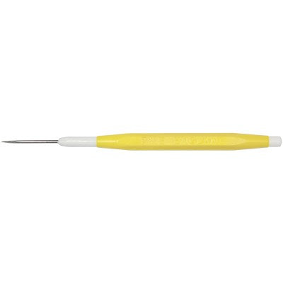 Close-up of the PME Scriber Needle Tool showing the fine metal tip and yellow handle.