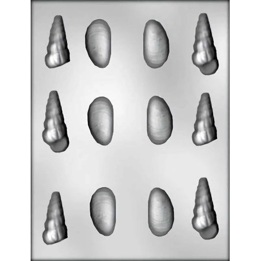 Shell Assortment 3D Chocolate Mold