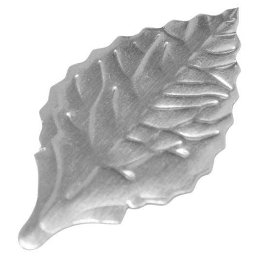 Silver Rose Foil Leaves Cake Decorations 1 3/8" - 144 Pack