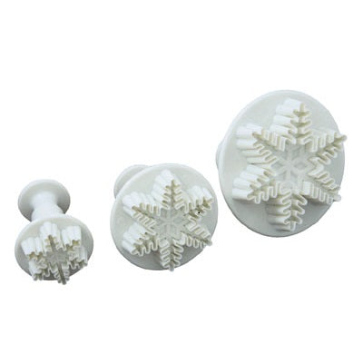 Snowflake Plunger Cutter Set of 3