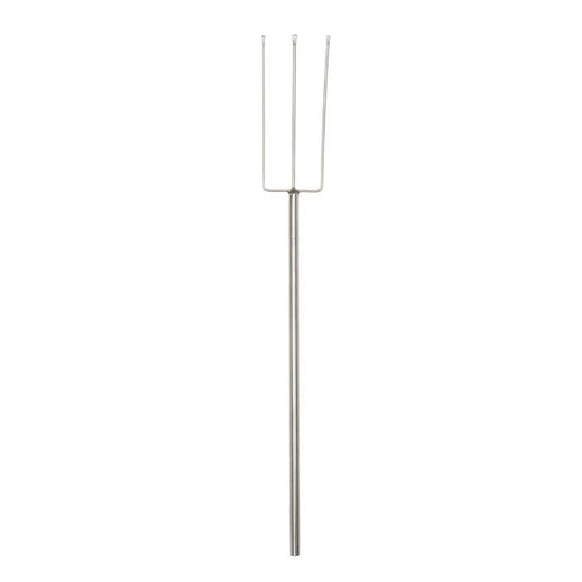 Ateco stainless steel 3-prong dipping fork for chocolate coating and confectionery work.
