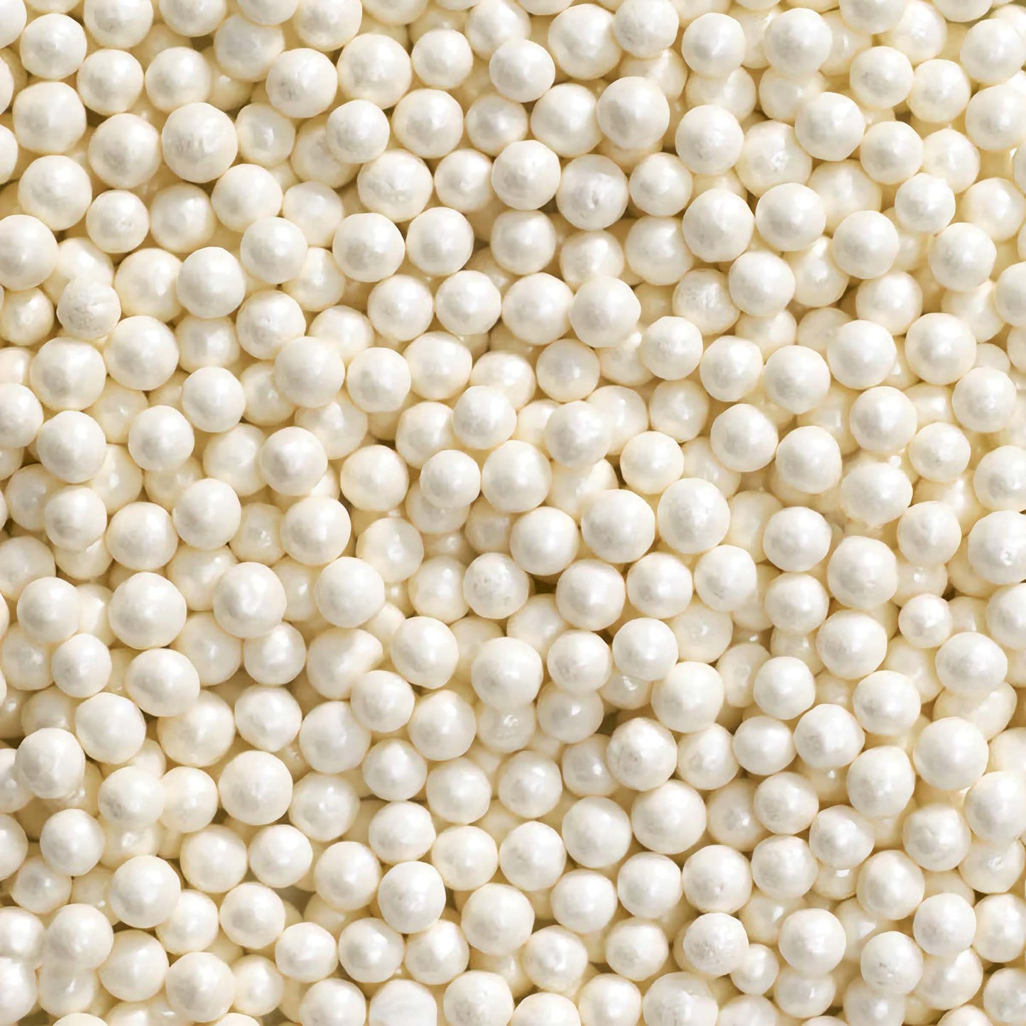 White Pearl Grande Nonpareils Sprinkles