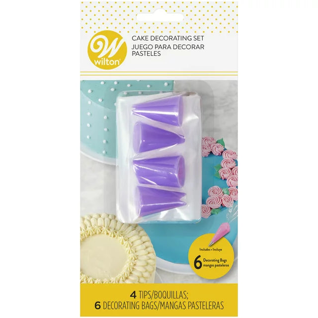 Wilton Cake Decorating Tip and Bag 10-Piece Set