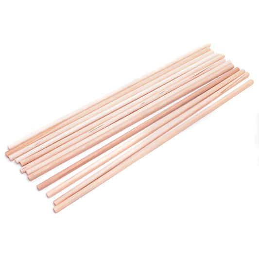Wooden Dowel Rods - 10 Pack