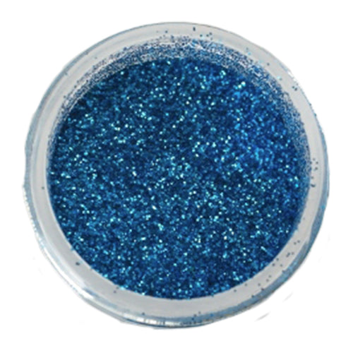 American Blue Galaxy Glitter Dust in a 5 g clear jar with deep blue ultra-fine decorative glitter.