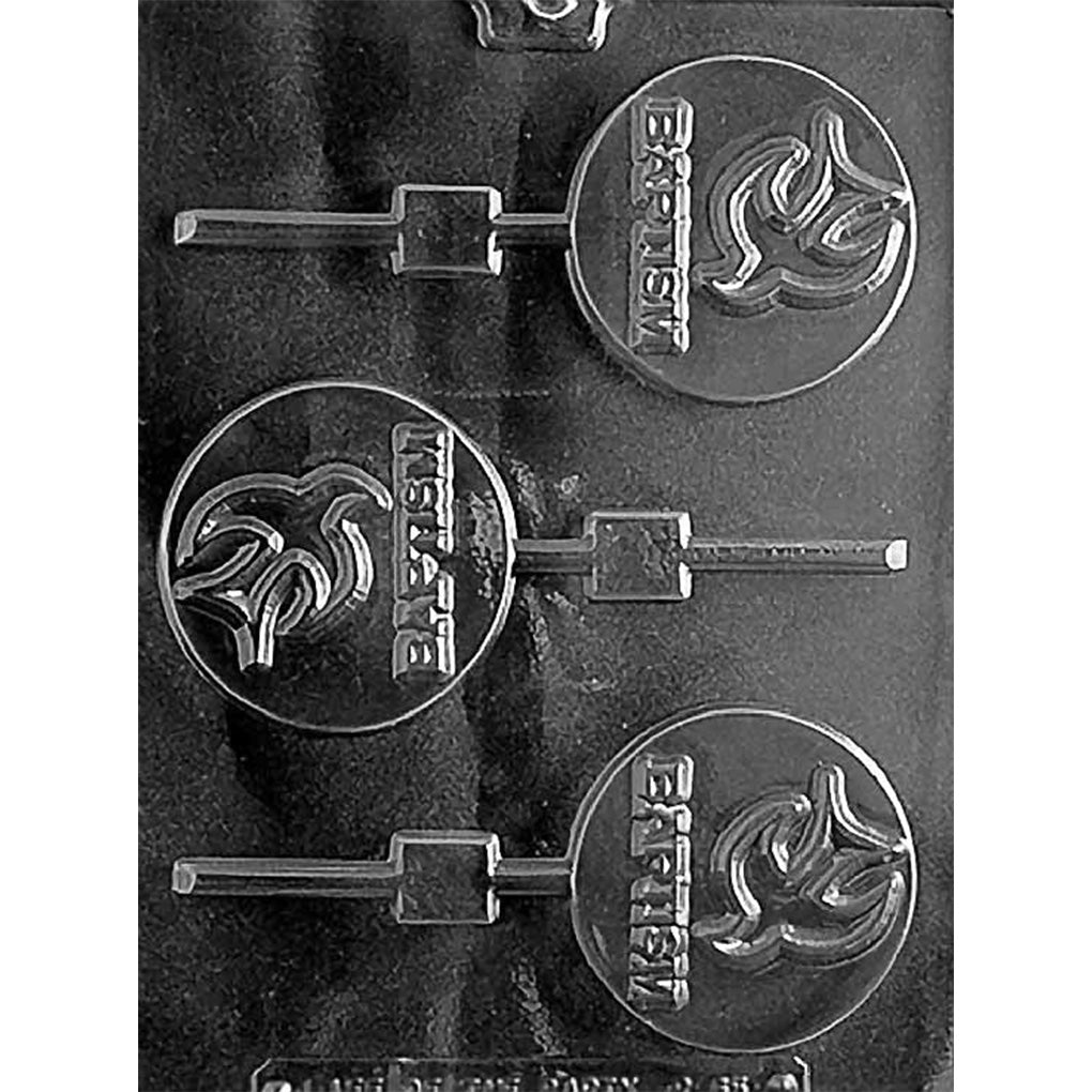 "Baptism" Chocolate Lollipop Mold