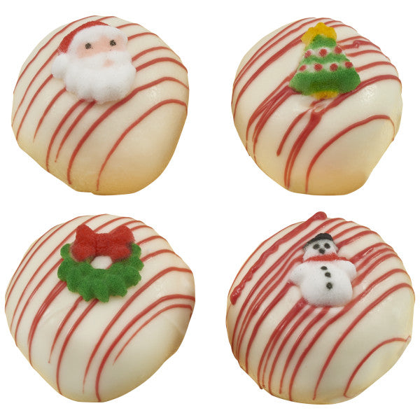 Assorted Christmas Charm Sugar Decorations