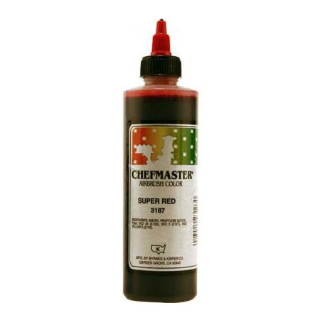 Chefmaster Super Red Airbrush Food Coloring from Chefmaster