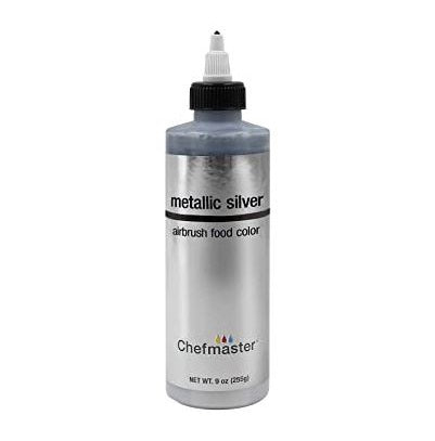 Metallic Silver Airbrush Food Coloring from Chefmaster