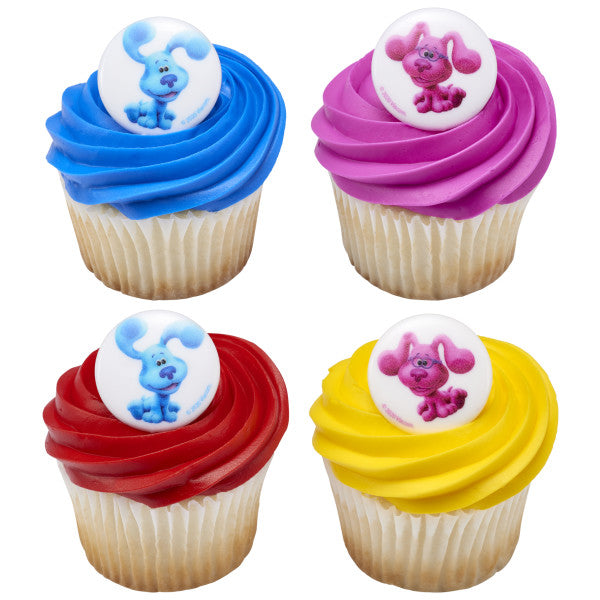 Blue's Clues & You! Blue and Magenta Cupcake Rings