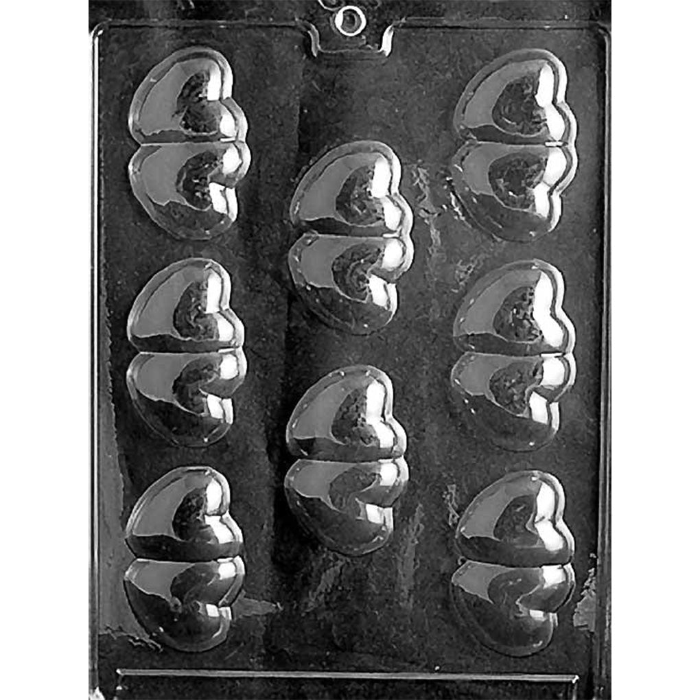 Double Hearts Chocolate Mold
