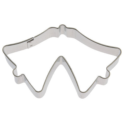 Double Wedding/Christmas Bells Cookie Cutter made of sturdy metal, featuring two overlapping bells.