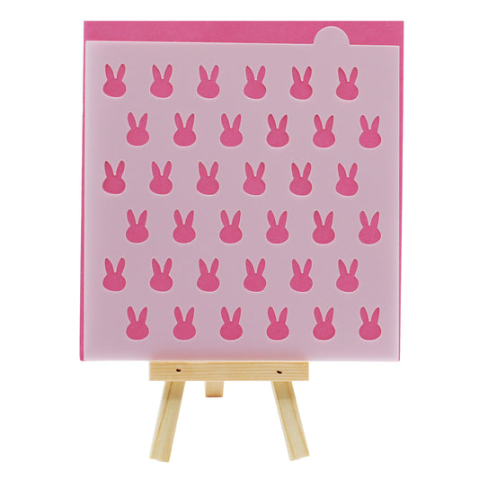 Bunny Heads Cookie Stencil