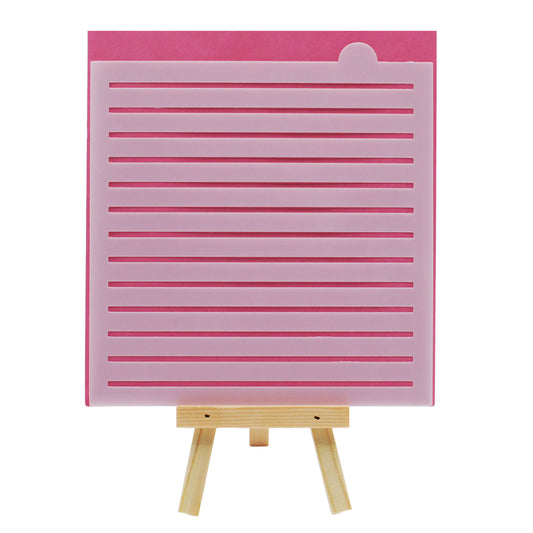 Extra Small Stripe Cookie Stencil - 1/16"