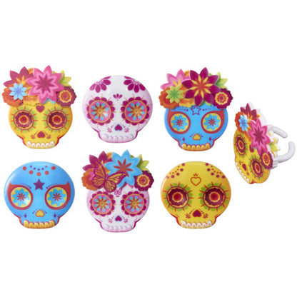 La Calavera Cupcake Rings