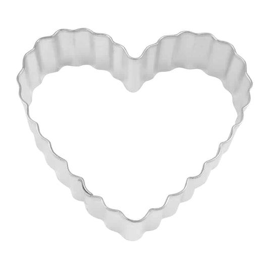 Heart Fluted Cookie Cutter 2.5"