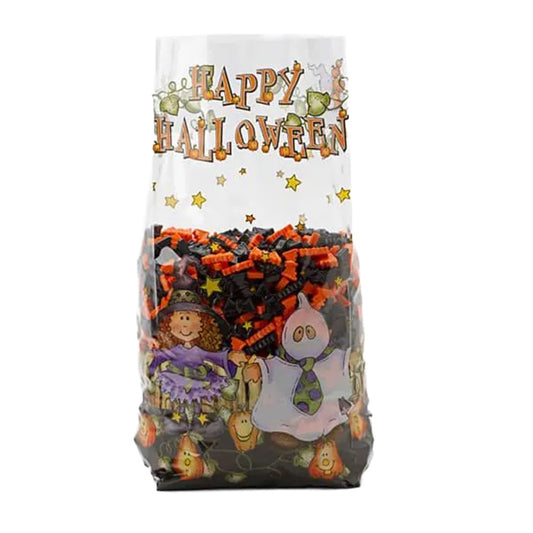 Trick or Treat Clear Cello Treat Bags - 3.5" x 7.5" x 2"