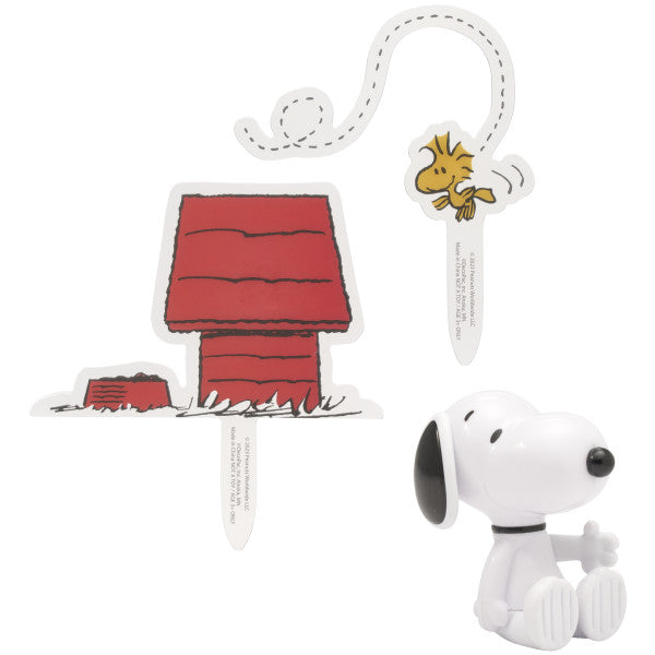 Peanuts Snoopy & Woodstock Cake Topper Decoset