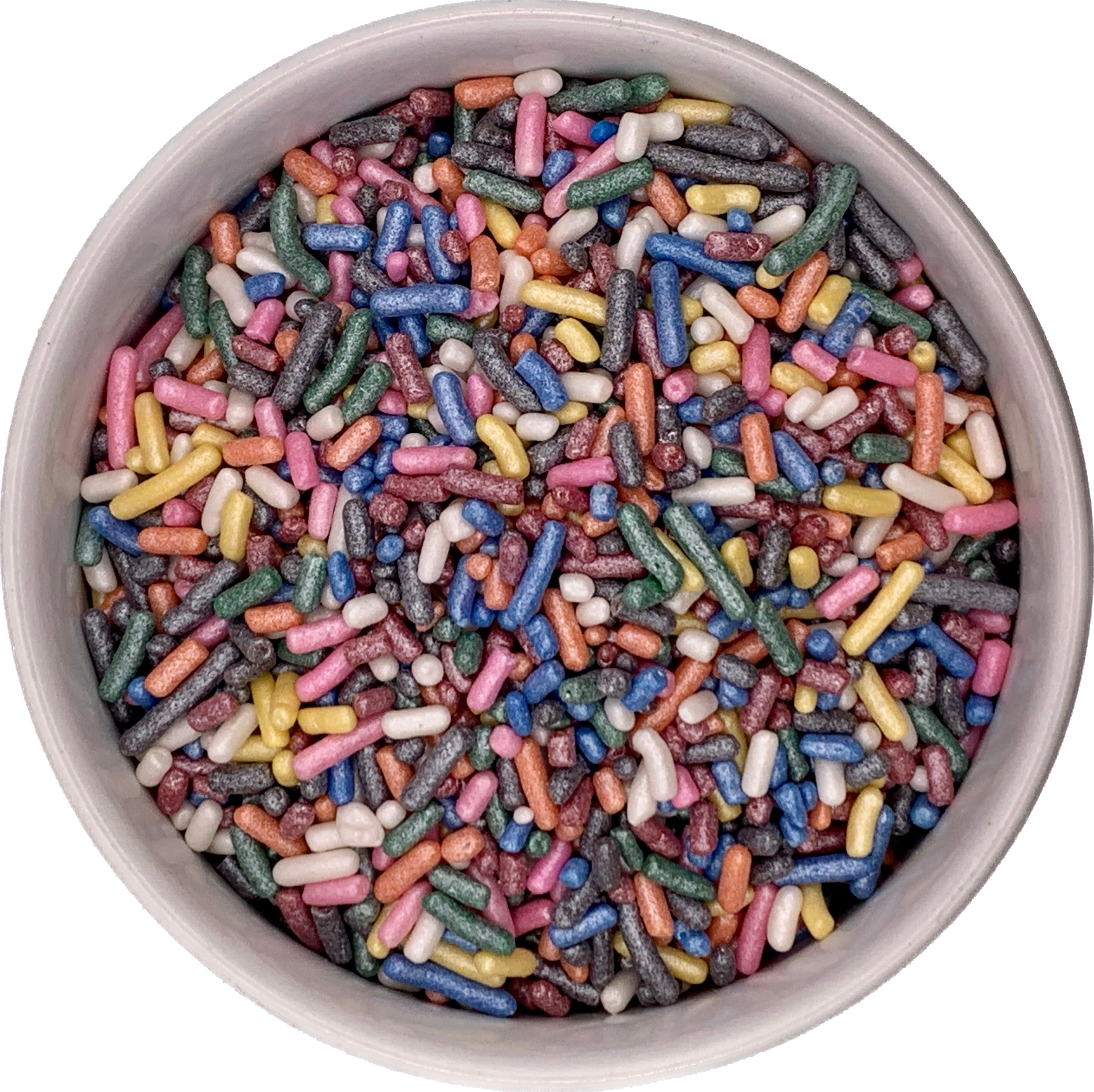 Rainbow Shimmer Jimmies Sprinkles – Lynn's Cake, Candy & Chocolate Supplies