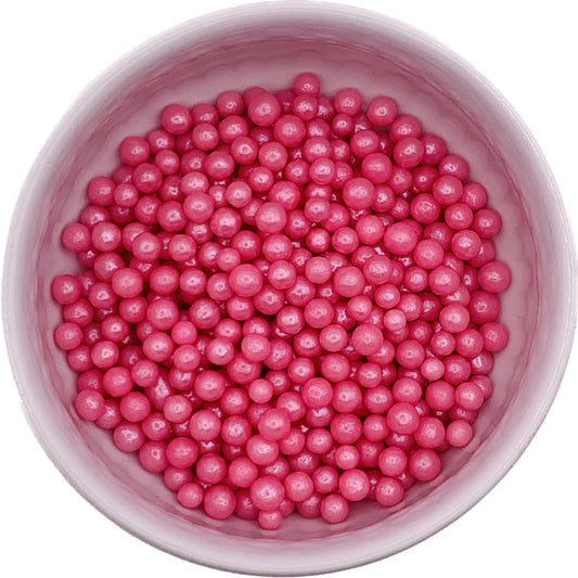 Edible Pink Pearls 4mm