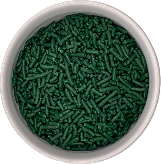Dark Green Jimmies Sprinkles