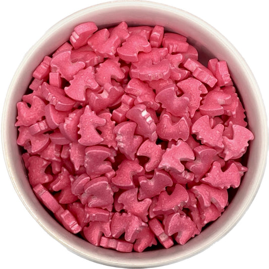 Pink Unicorn Head Sprinkles in a Bowl