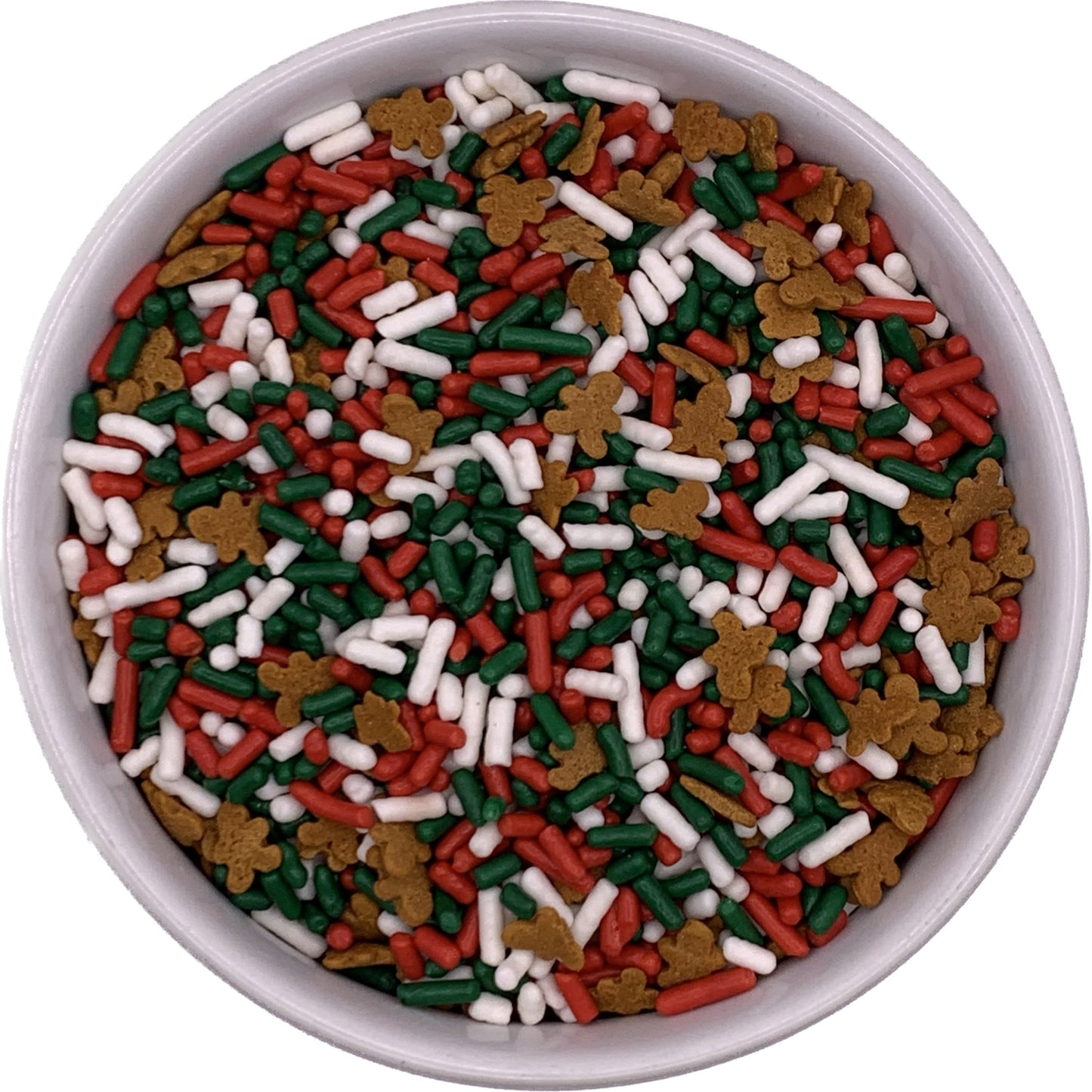 Gingerbread Jimmie Blend with Red and White Sprinkles