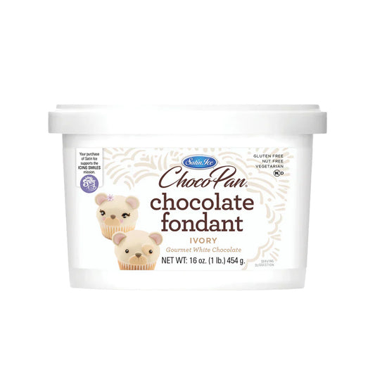 Ivory Fondant, Chocolate Flavored - 1 lb