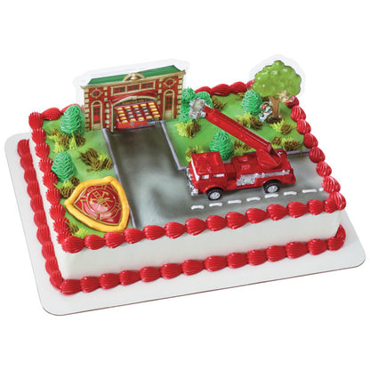 Fire & Rescue Cake Topper Kit