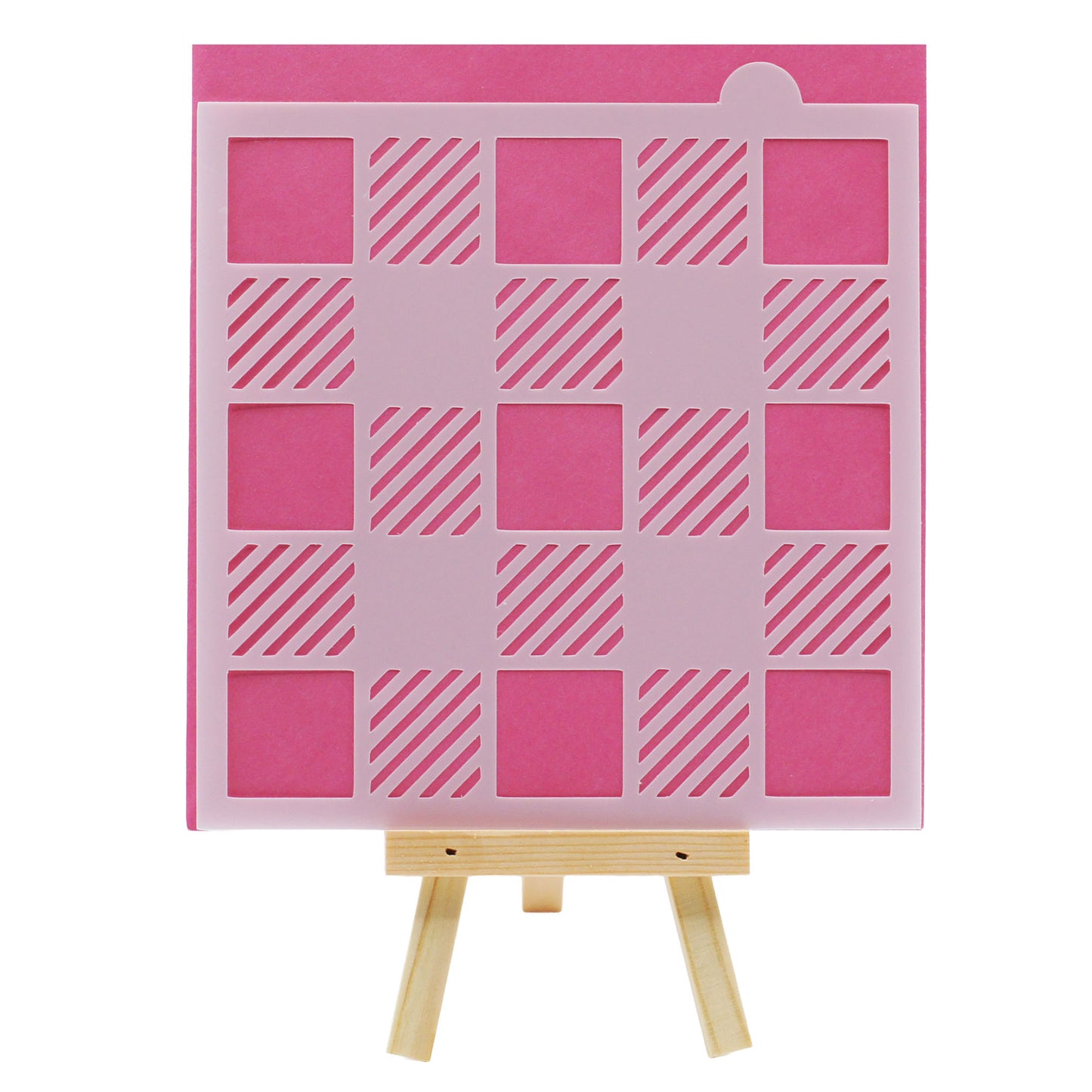 Large Buffalo Plaid Pattern Cookie Stencil
