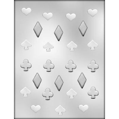 Playing Card Suit Chocolate Mold
