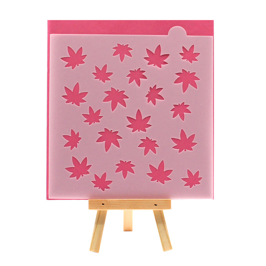 Marijuana Leaves Cookie Stencil - Medium