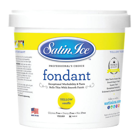 Yellow Colored, and Vanilla Flavored in a 2 Pound Container