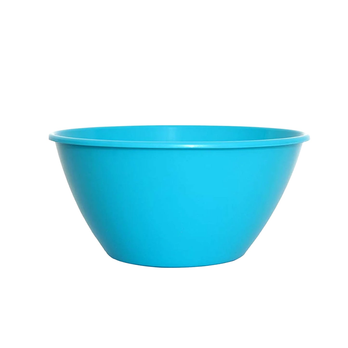 Light blue 50 oz. microwavable chocolate melting bowl for melting up to 2 pounds of chocolate coating.