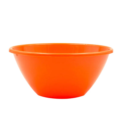 Orange 32 oz. microwavable chocolate melting bowl for small batches of chocolate wafers and candy coatings.