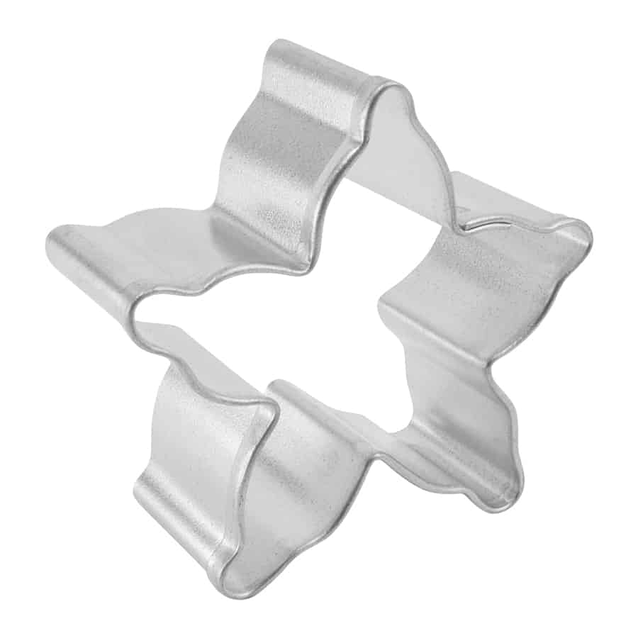 Side view of the Mini Starfish Cookie Cutter, showing its durable metal structure and intricate starfish design.