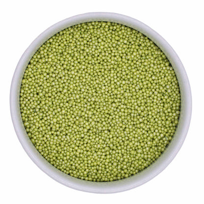 Natural Dyed Nonpareil Sprinkles - Pearlized Finish