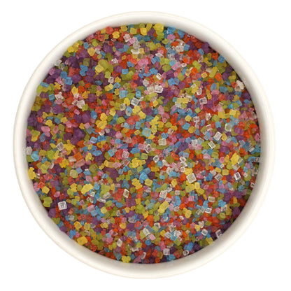 Natural Dyed Coarse Sugar - Pearlized Finish - 4 oz