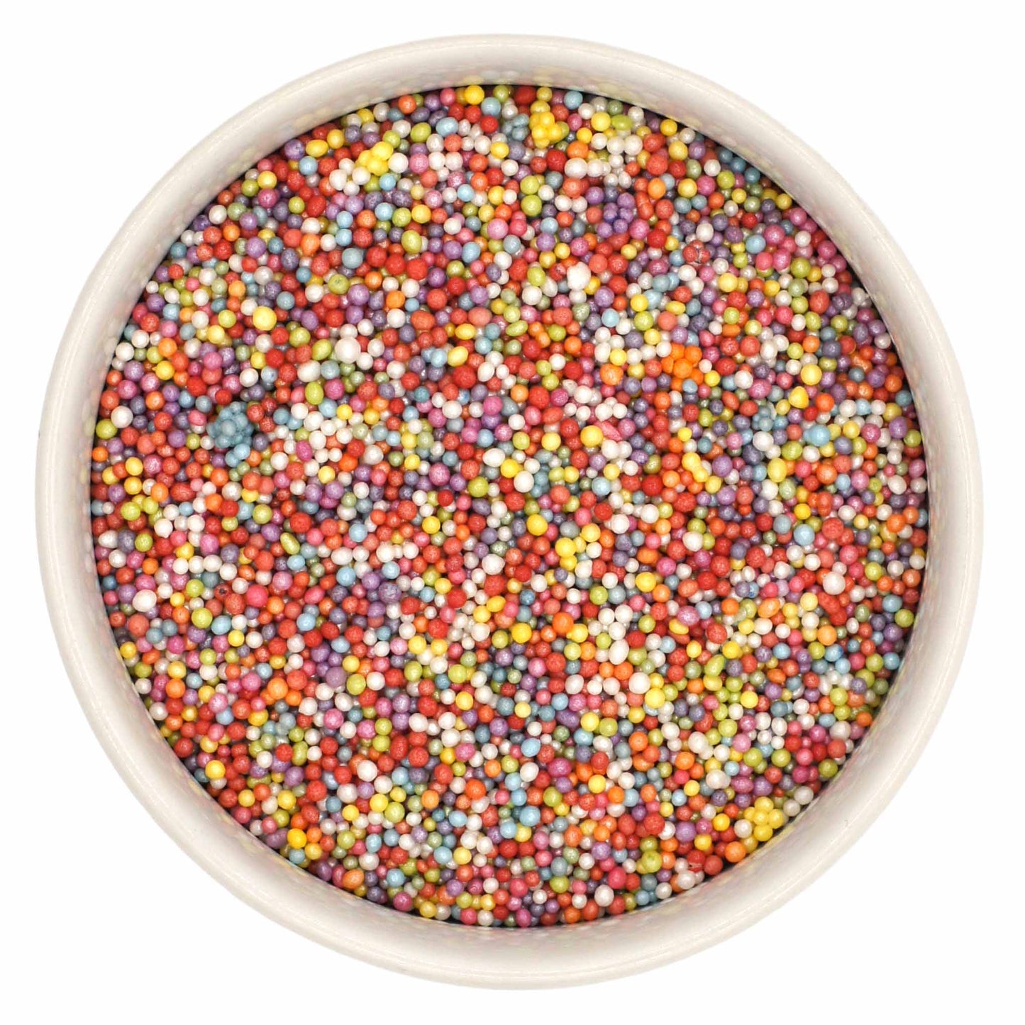 Natural Dyed Nonpareil Sprinkles - Pearlized Finish