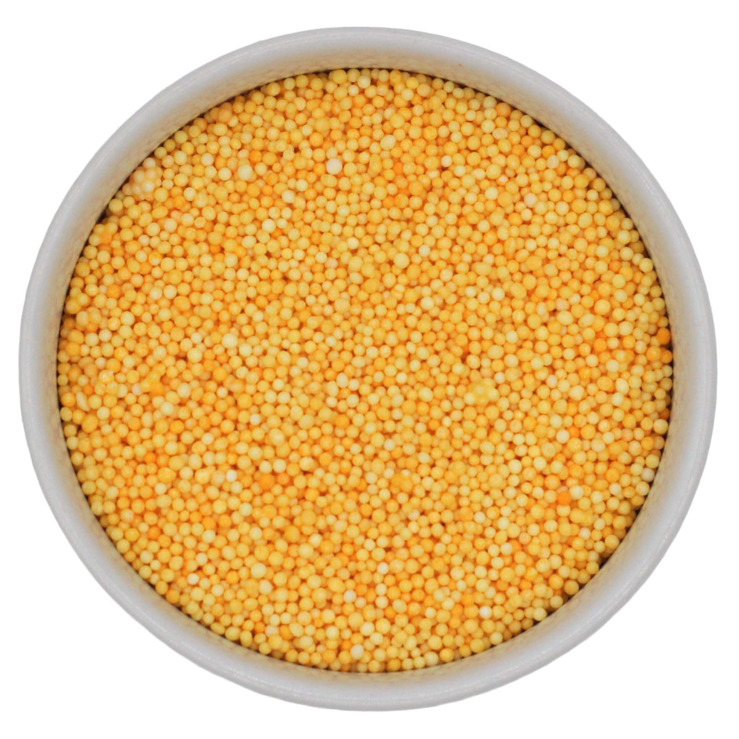 Natural Dyed Nonpareil Sprinkles - Matte Finish