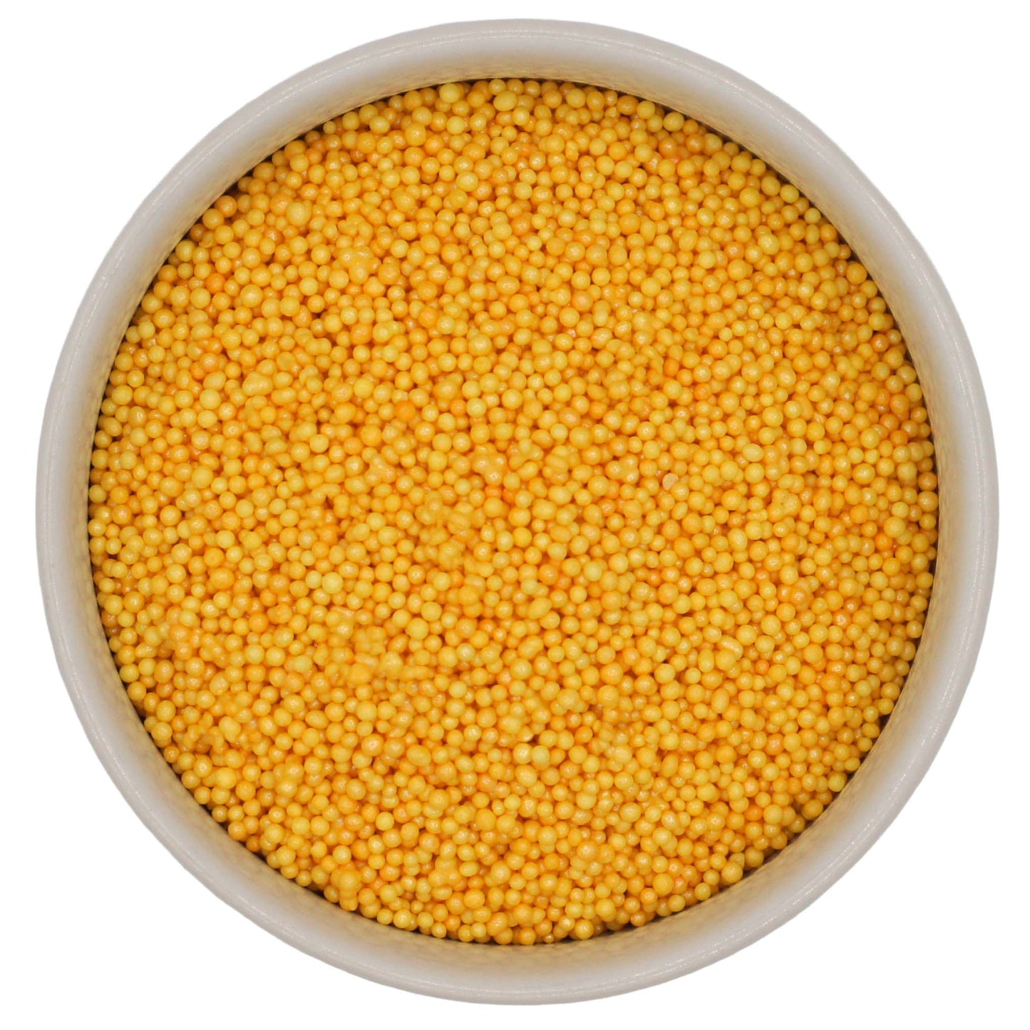 Natural Dyed Nonpareil Sprinkles - Pearlized Finish